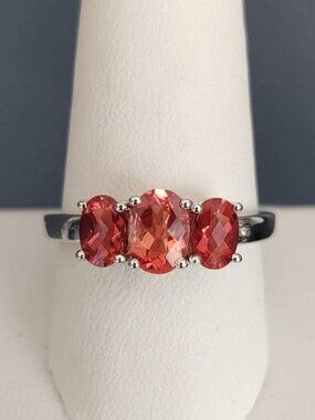 Mongolian Andesine sterling silver ring